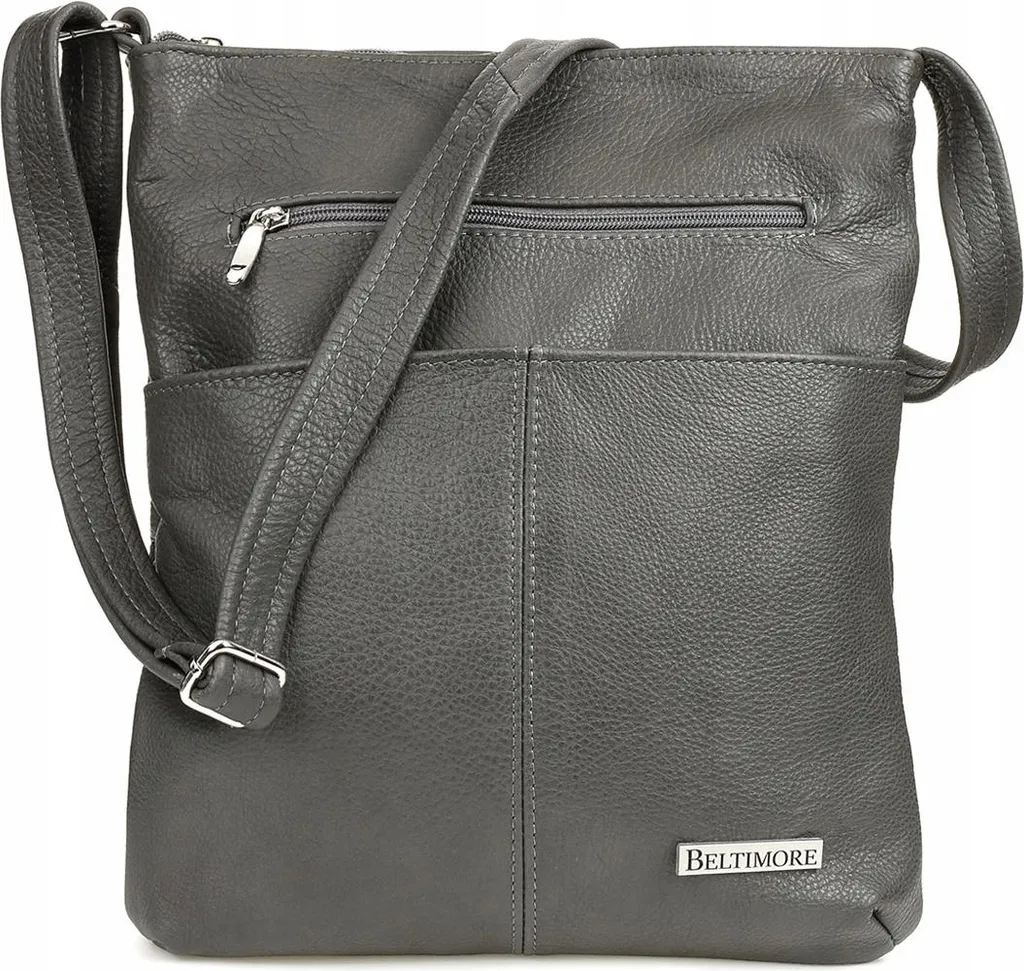 Sac bandoulière cuir femme A4 Beltimore : fini les dossiers pliés