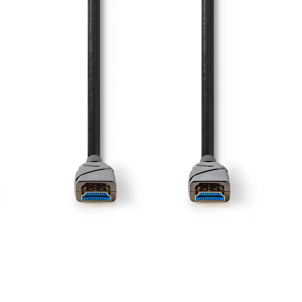 Câble HDMI AOC 4K Nedis CVBG3400BK500 50m Noir Connecteurs Plaqués Or