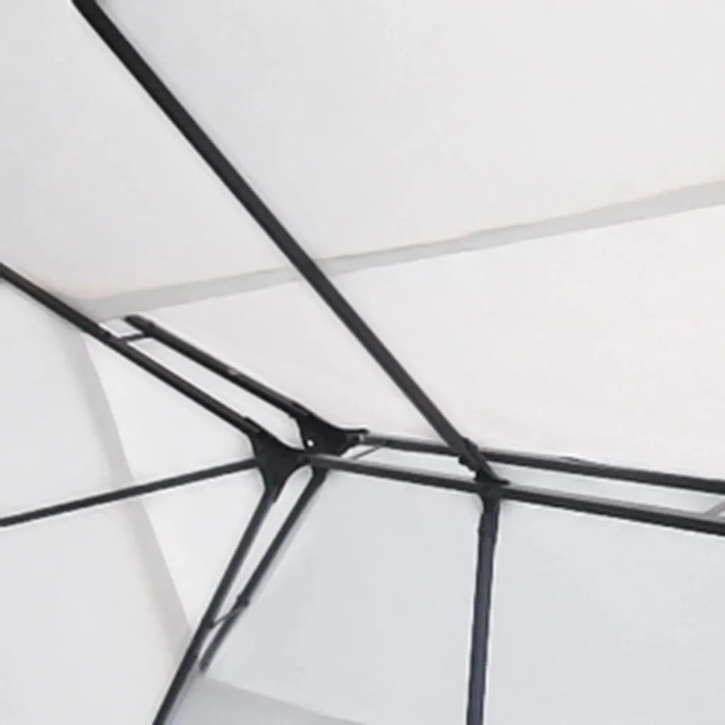 Pavillon de jardin 3x4 m résistant aux UV - Tente blanche multi-usage