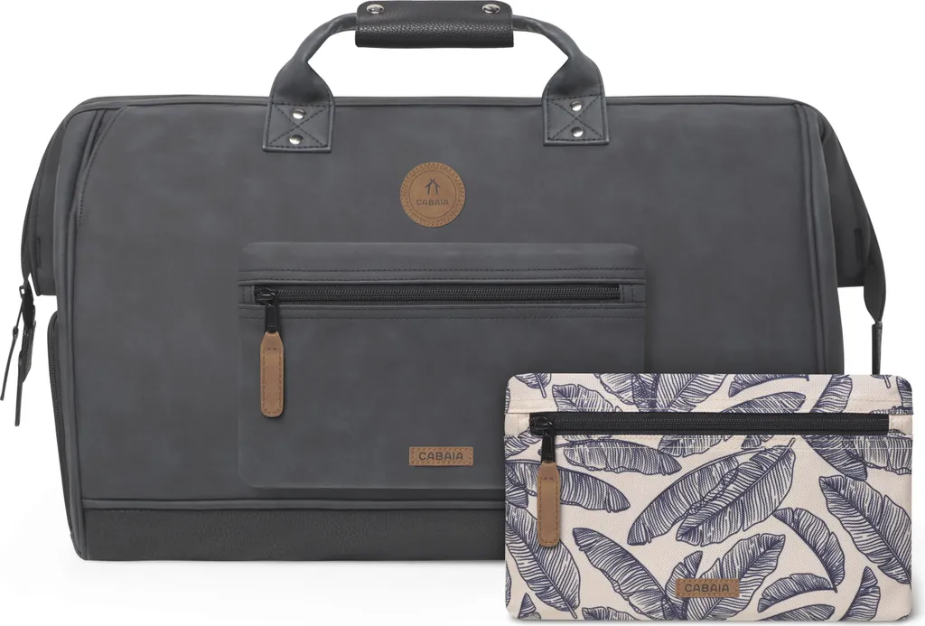 Sac de Voyage Vegan Nubuck Duffle Bag Adventurer Cabaia Gris Anthracite