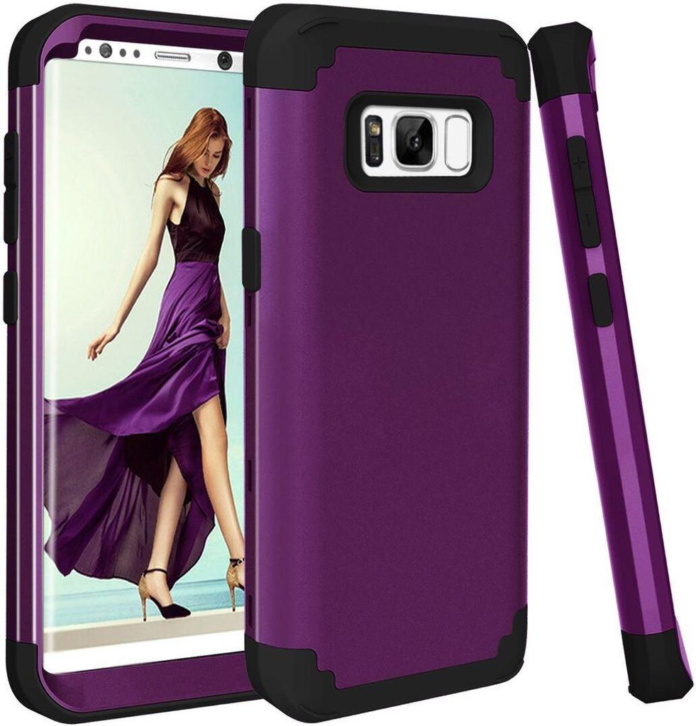 Galaxy S8 Plus Hülle, LaimTop Heavy Duty 3 in 1 Hybrid Hart Produktbild 