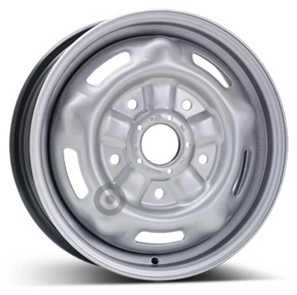 Jante en fer ALCAR ACCIAIO 9597 5.5x16 5x160 ET56 couleur argent brillant