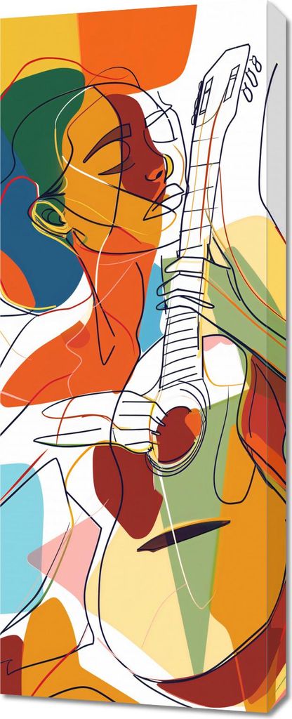 Bild 40x100cm Innere Muse