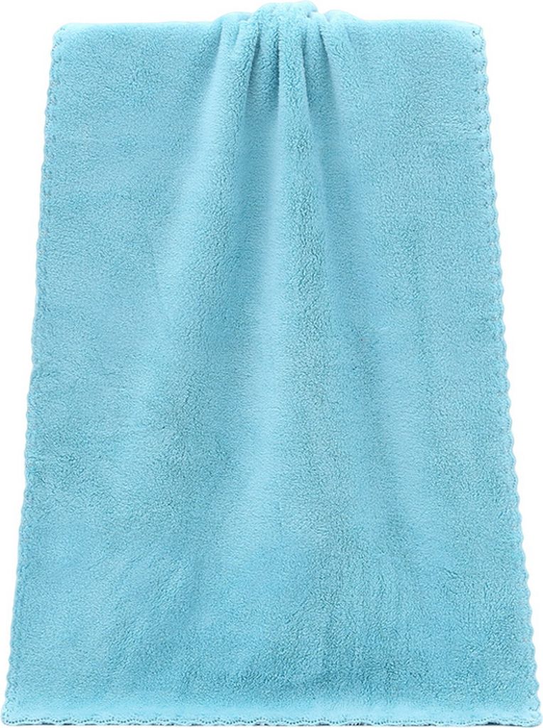 35x75cm Gesichtshandtuch, weich, bequem, atmungsaktiv, Spitzendekor, starke Wasseraufnahme, zum Abwischen, einfarbig, für Badezimmer, Korallenvlie...