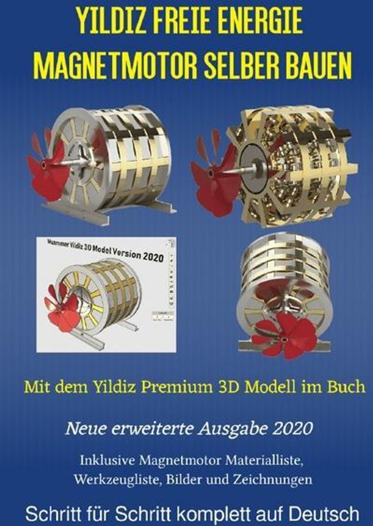 Yildiz Freie Energie Magnetmotor selber bauen Produktbild 