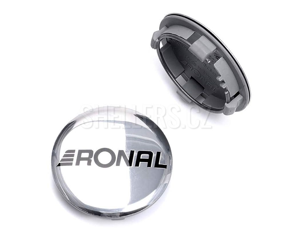 Středová krytka alu kola Ø 58/64mm, RONAL, plast, logo, Obrázek produktu 