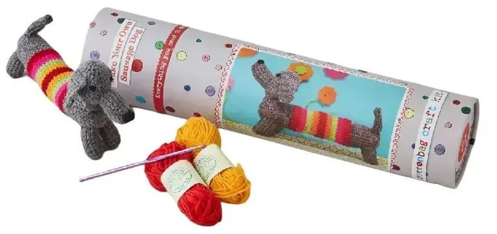 Occupez vos enfants avec le Kit de crochet Teckel Buttonbag - Loisir DIY