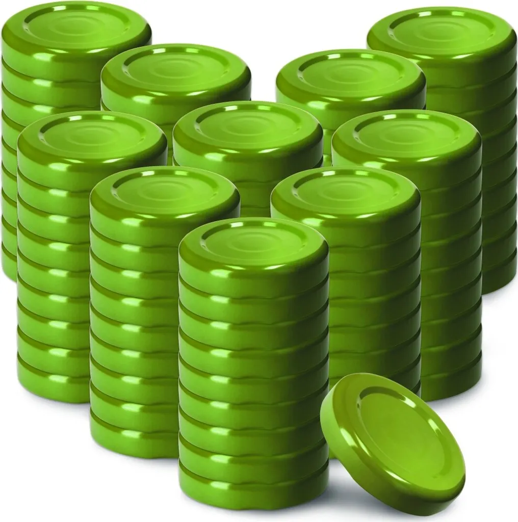 KADAX Falla 100 Tappi Metallo 43mm Verde | Chiusura Twist-Off Sicura - 1