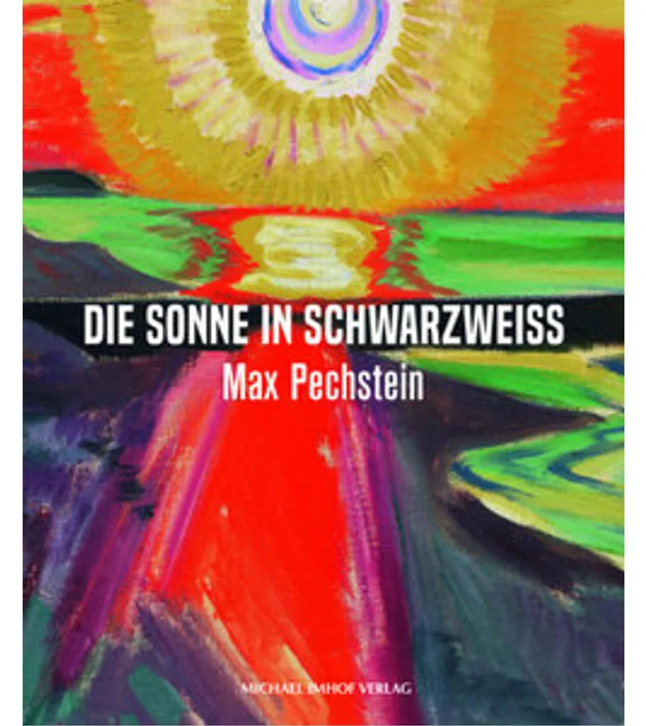 Max Pechstein Gravures Expressionnistes Die Sonne in Schwarzweiß Art