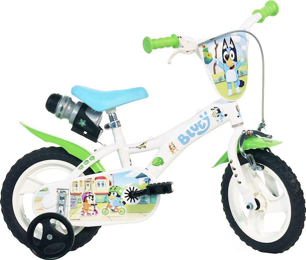 Dino Bikes 12'' Bluey vélo Blanc 3-5 Years garçon Blanc 3-5 Image du produit 