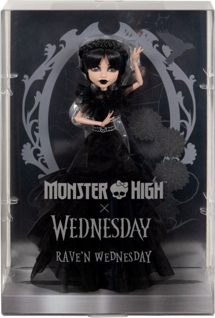 Monster High X Wednesday Raven Dress Doll Produktbild 2