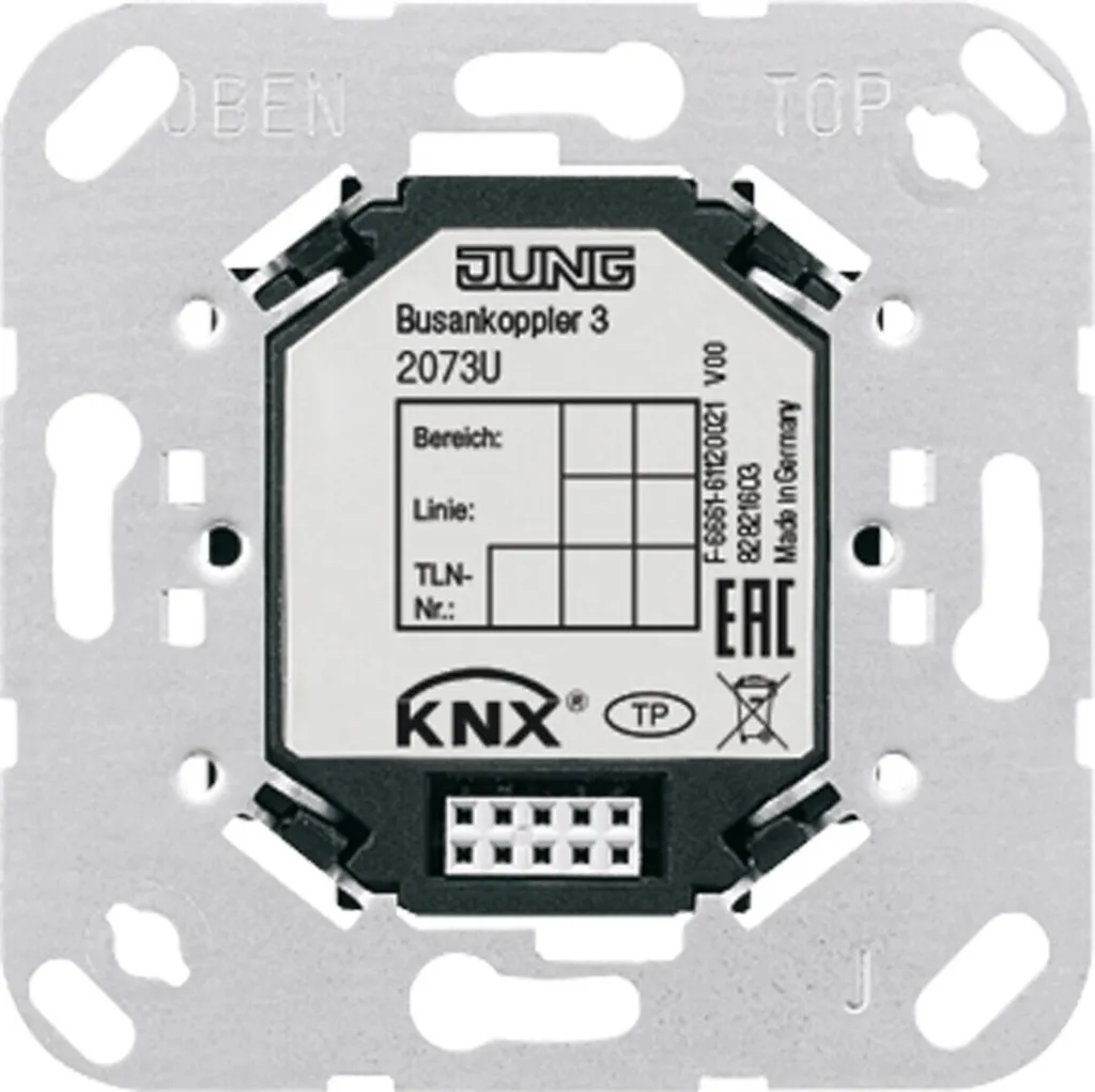 JUNG 2073U Coupleur de bus KNX 3 pour intégration domotique système