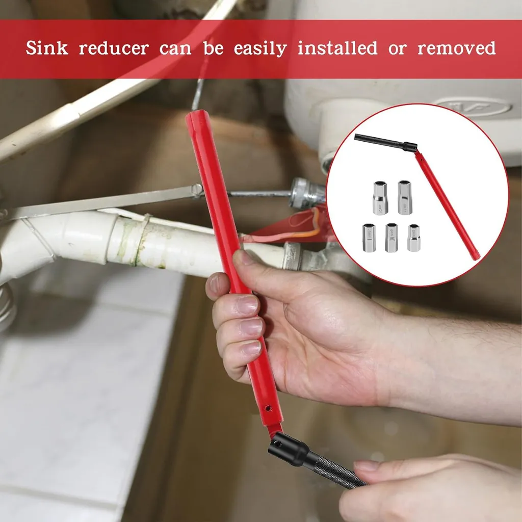 Clé de Montage pour Robinet et Lavabo - Outil Sanitaire 8-12 mm Pro