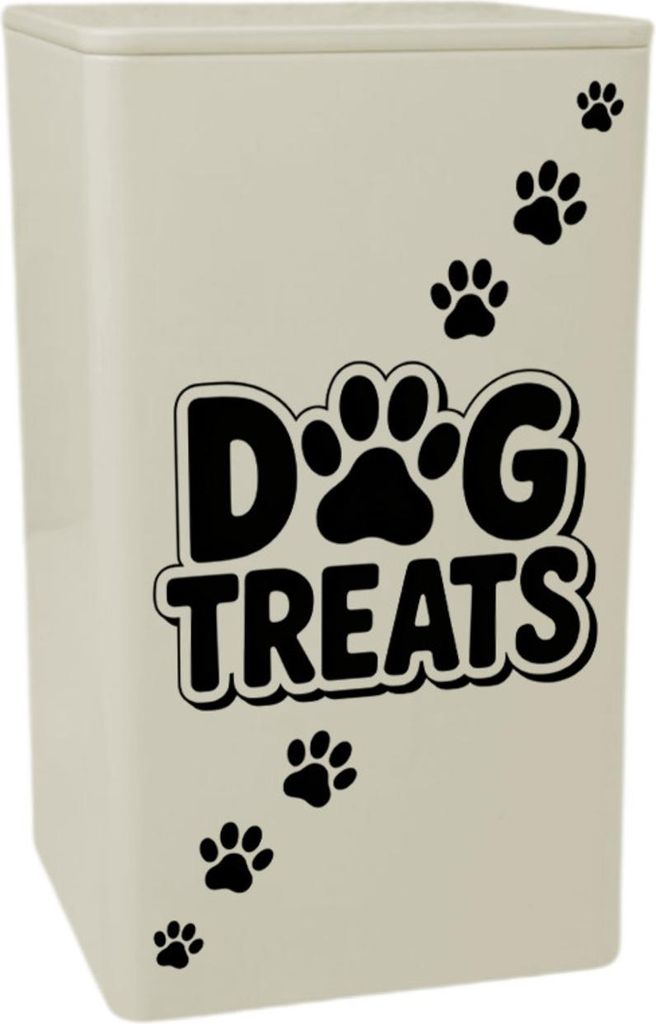 Dog Treats Dose 900ml mit Pfotenabdruck