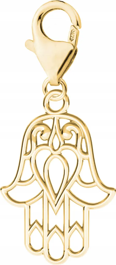 Amuleto Mano della Provvidenza Oro su Argento 925 Fatto a Mano