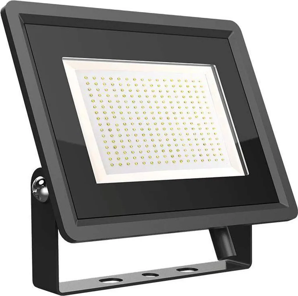 Projecteur LED 200W Noir Anti-Zone d'Ombre Puissant 17600lm