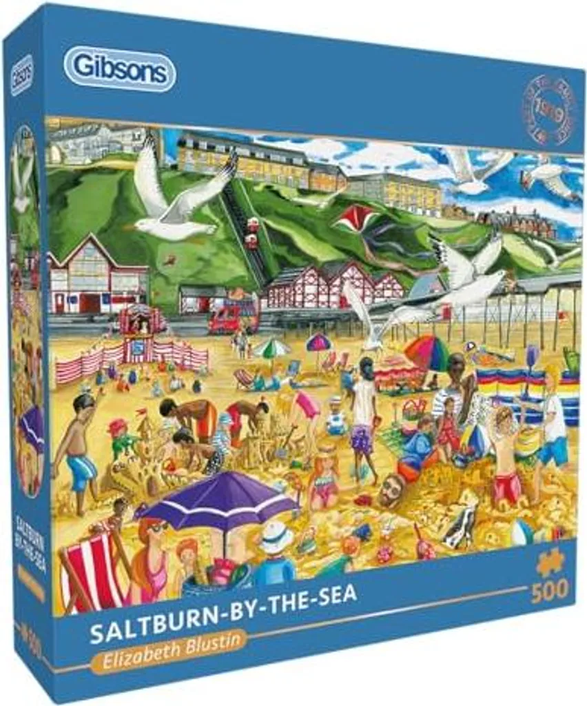 Puzzle 500 pièces Gibsons Saltburn - Carton Recyclé Épais et Durable