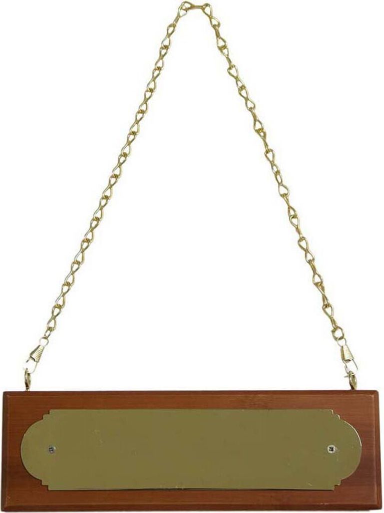 Grooming Deluxe Namensschild Gold