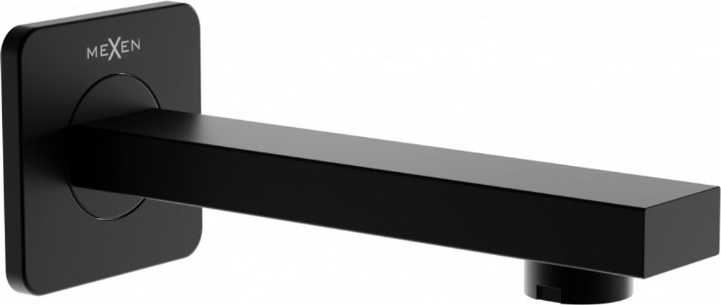 Mexen Cube Wannenfüller für die Wandmontage, Schwarz - 79370-70