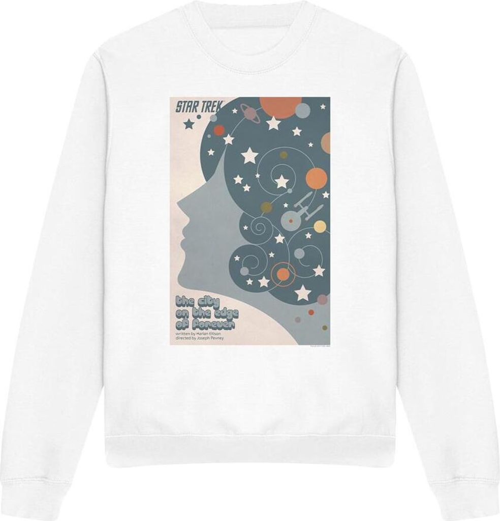 Star Trek - "The Original Series Episode 28" Sweatshirt für Herren/Damen Uni TV11562 (XXL) (Weiß)