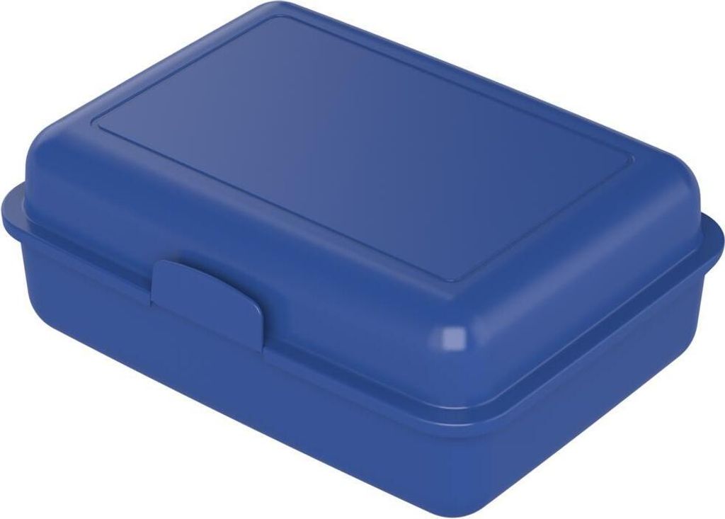 Vorratsdose School-Box groß - BPA-freie Brotdose Kinder mit Trennschale & Klickverschluss - robuste Lunchbox Germany - Motiv Bagger