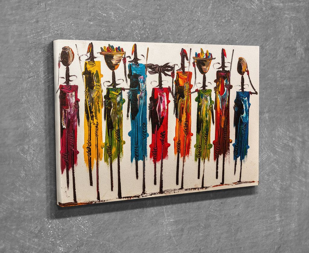 Wallity, DC068- MJS3236, Bunt, Leinwandbilder, 30 x 40 cm, 100% Leinwand