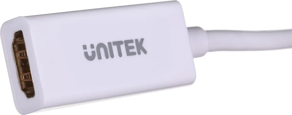 Convertitore Premium Mini DisplayPort a HDMI 4K - Unitek Y-6331 Bianco - 13