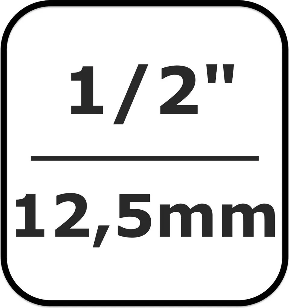 Jeu de douilles à chocs 1/2 hexagonal T30-T80 qualité industrielle 9pcs