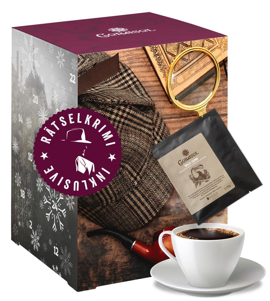 Corasol Premium Krimi & Kaffee Adventskalendermit Produktbild 
