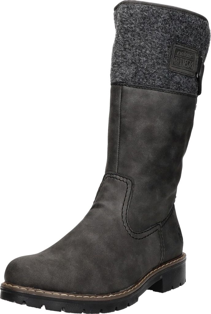 Rieker Stiefel bequem warm gefüttert in grau, Gr. 40 Produktbild 