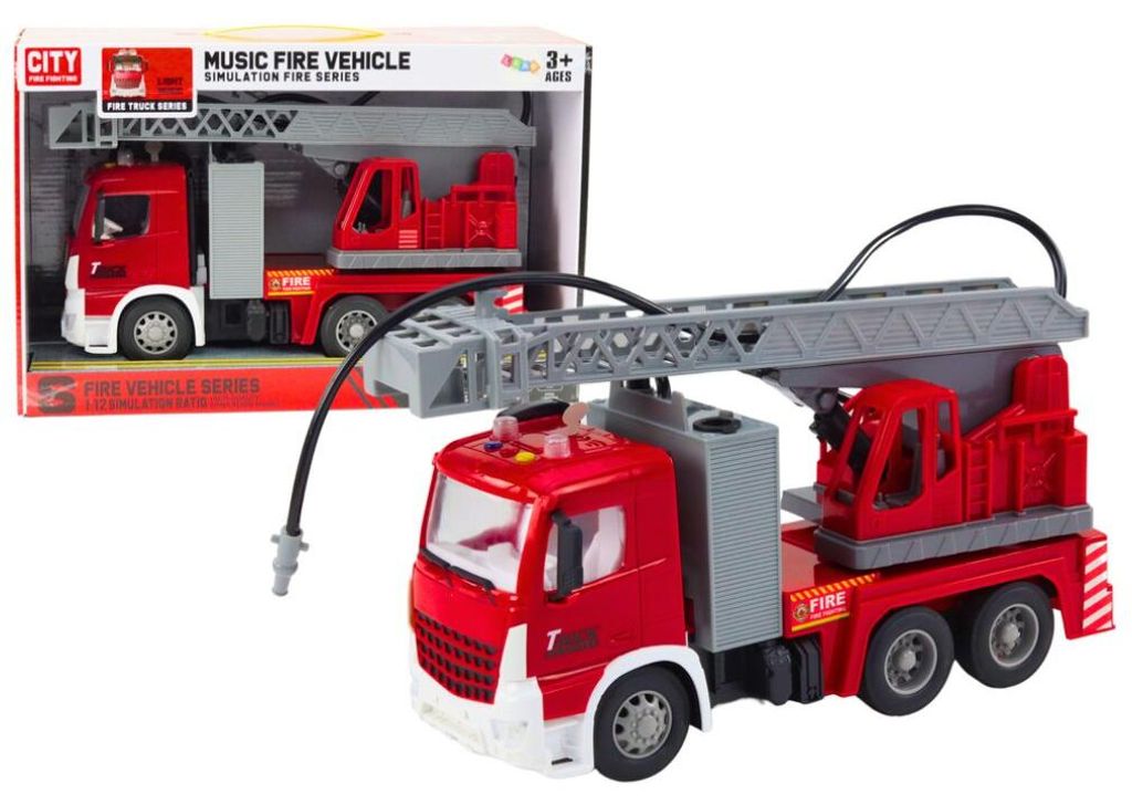 Feuerwehr-Reibantrieb mit Licht- und Tonboom