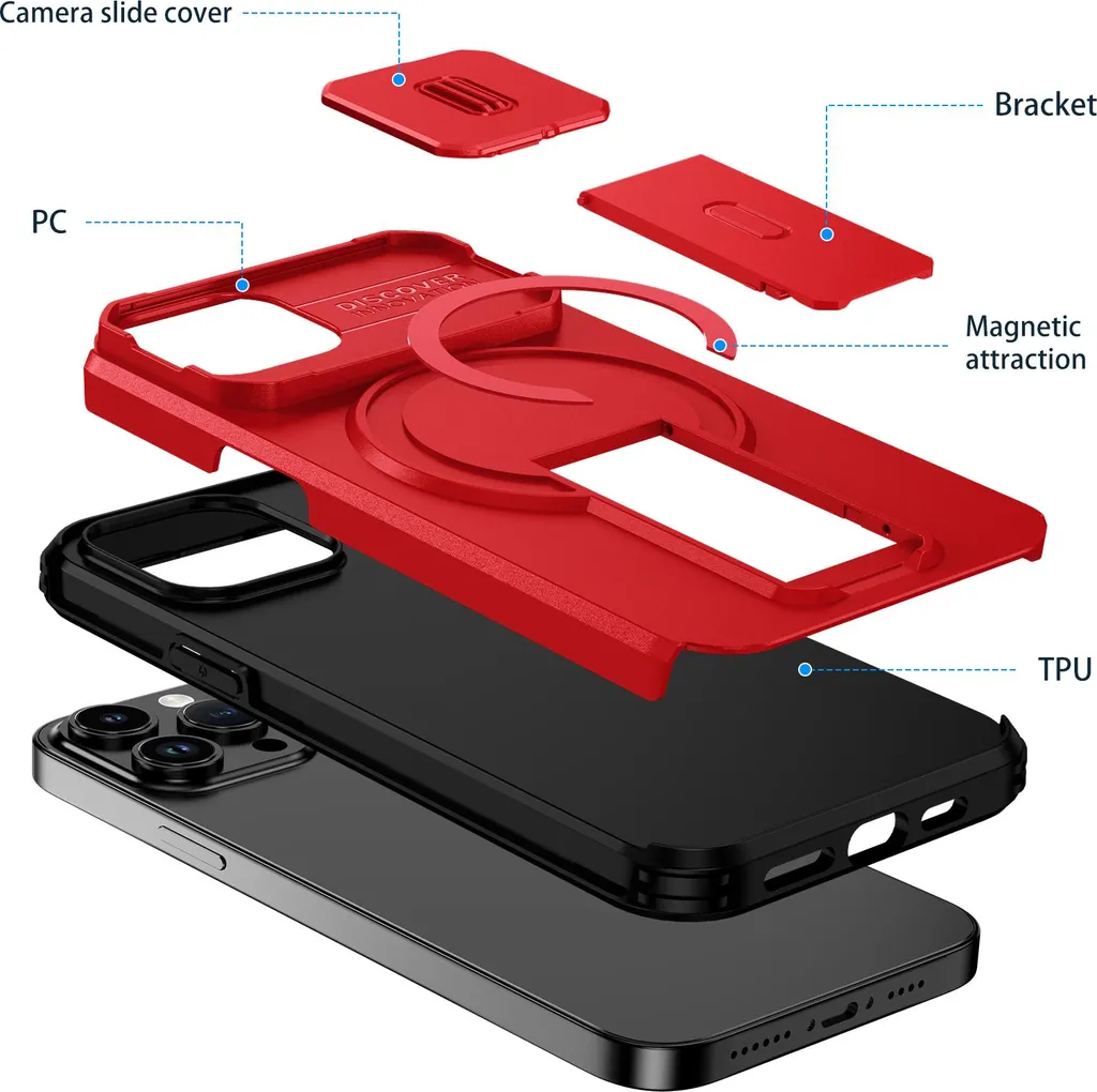 Cover Magnetica per iPhone 14/13 6,1 Pollici Compatibile con