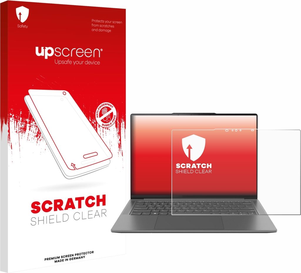 upscreen Schutzfolie für Lenovo Yoga Pro 7i Gen 10 Aura Edition 14" Displayschutz Displayschutzfolie Folie Klar Transparent