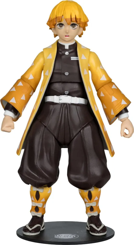 Idée cadeau Demon Slayer : Figurine Zenitsu Agatsuma 15 cm pour setup gaming