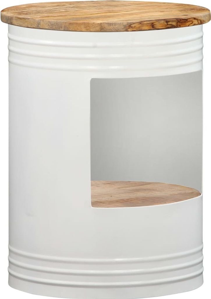 The Living Store Couchtisch 43×55 cm Massivholz Mango