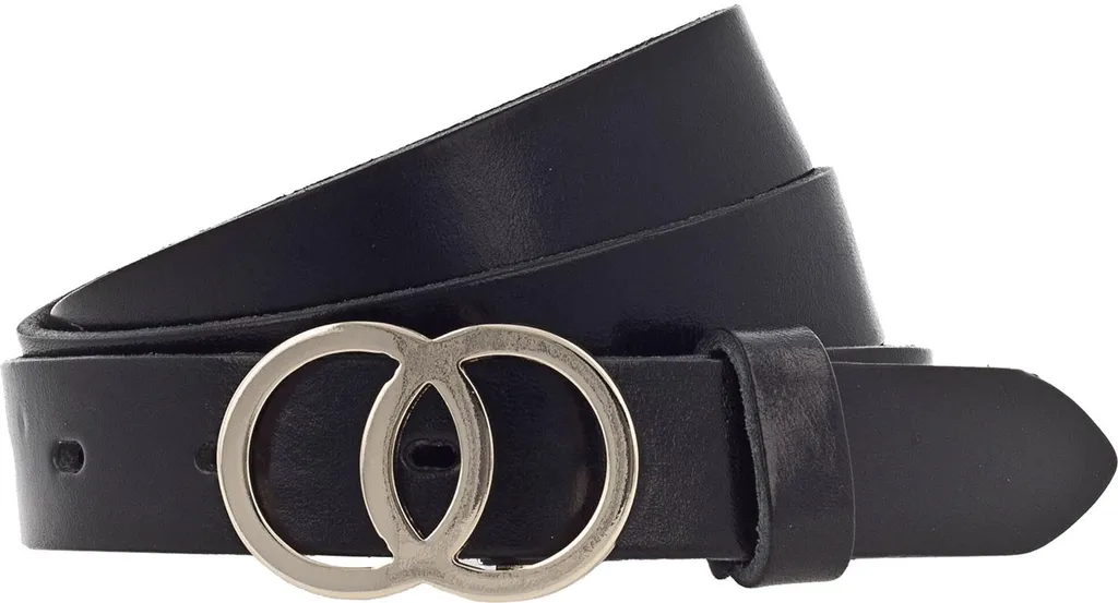 Vanzetti Pelle cintura 28mm Leather Belt W95 Black nero