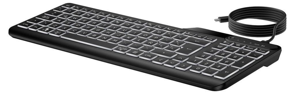 Teclado con retroiluminación HP 405 para múltiples Imagen del producto 