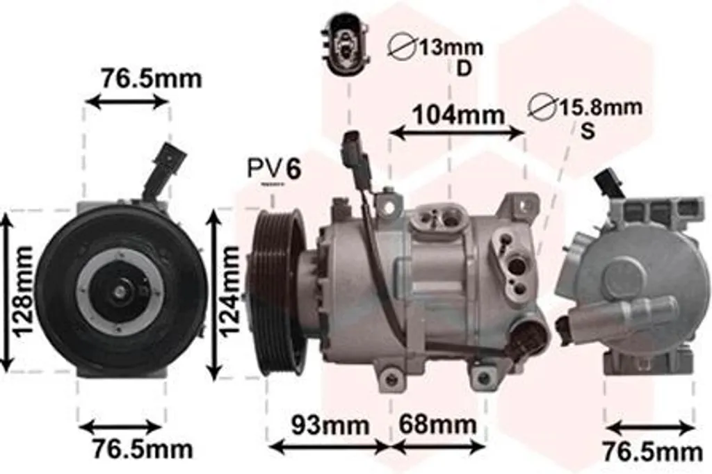 Compresseur clim Kia Rio 3 défectueux ? Van Wezel 8300K242 DVE12 12V