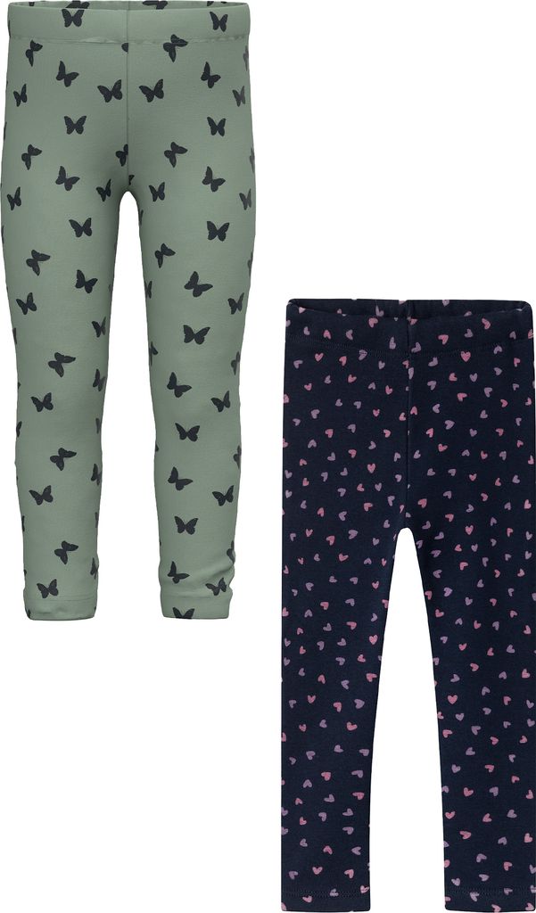 NAME IT Hose 2er-Set Regular Fit Elastisch Allover-Print Größe: 98