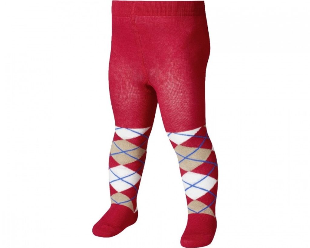 Playshoes Strumpfhose Karo, in rot, Größe 110/116