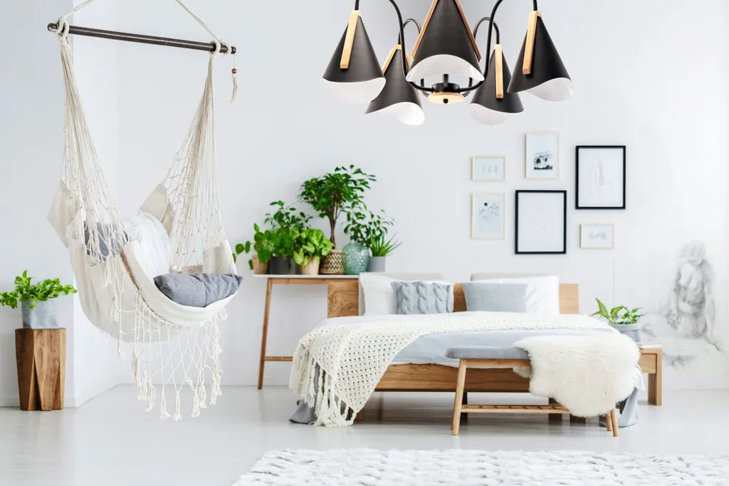 Lustre Suspension Noire Toolight APP607-5C – Éclairage Design Moderne