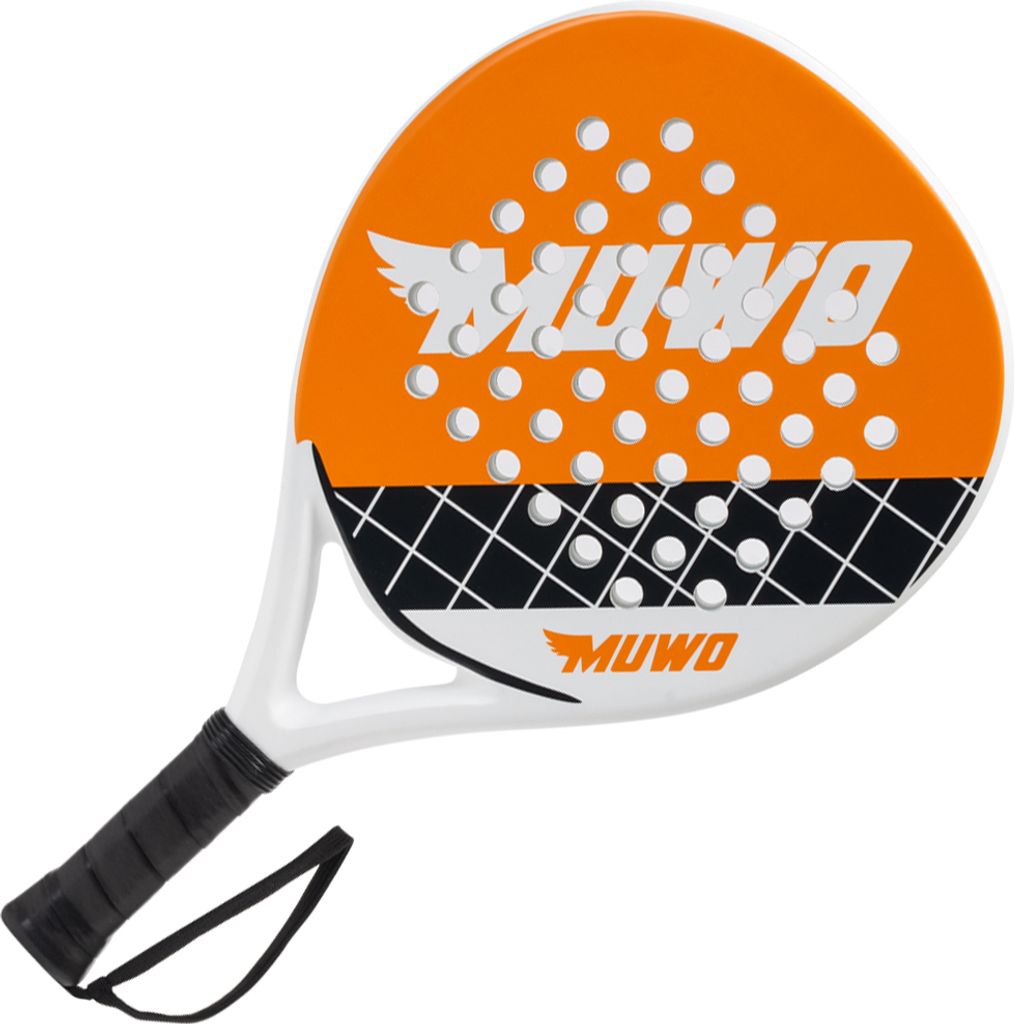 MUWO Padel-Set "Bilbao" | Padelschläger + Tasche | Fiberglas-Rahmen & EVA-Kern | Rundform für optimale Kontrolle | MW-269