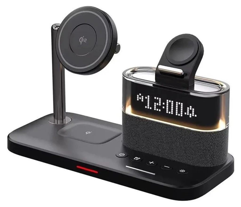 Chargeur magnétique C09 : fini les câbles emmêlés avec ce support 5-en-1 noir