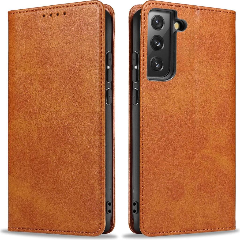 Handyhülle für Samsung Galaxy S21 5G Kunstleder Flip Cover Produktbild 