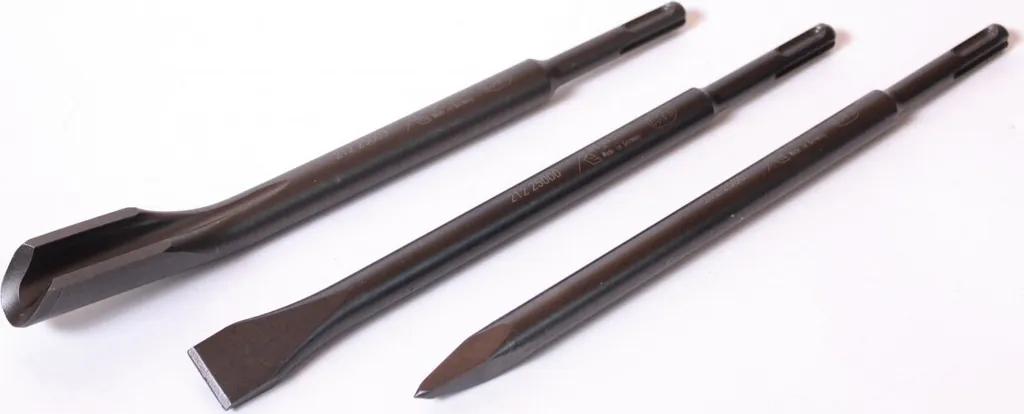 Pack de burins SDS-Plus pour saignées et démolition de carrelage 250mm