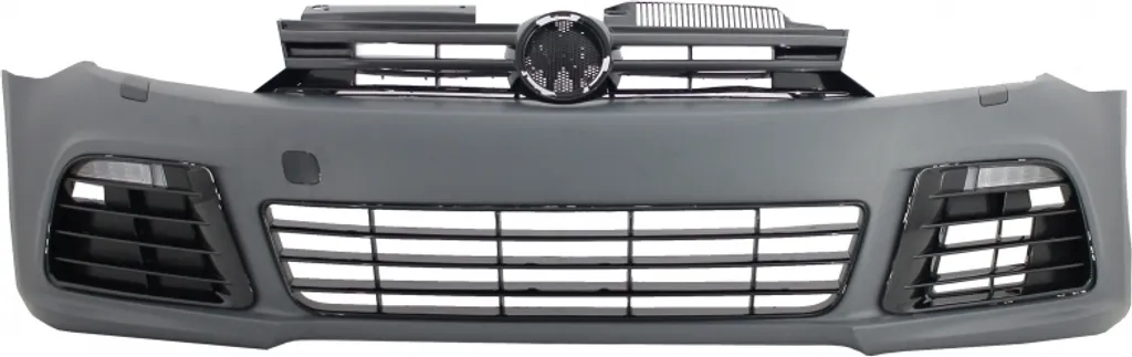 Pare-chocs Golf 6 Mk6 Look Sport avec feux de brouillard LED noirs