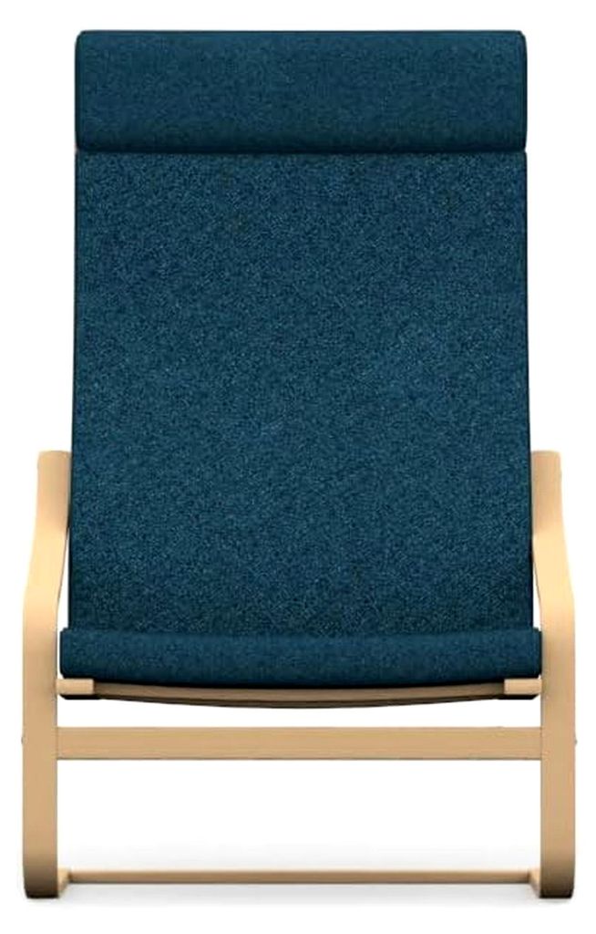 Stuhlhusse, handgefertigt, passend für Poang Sessel, nur Bezüge (strapazierfähig, blau)