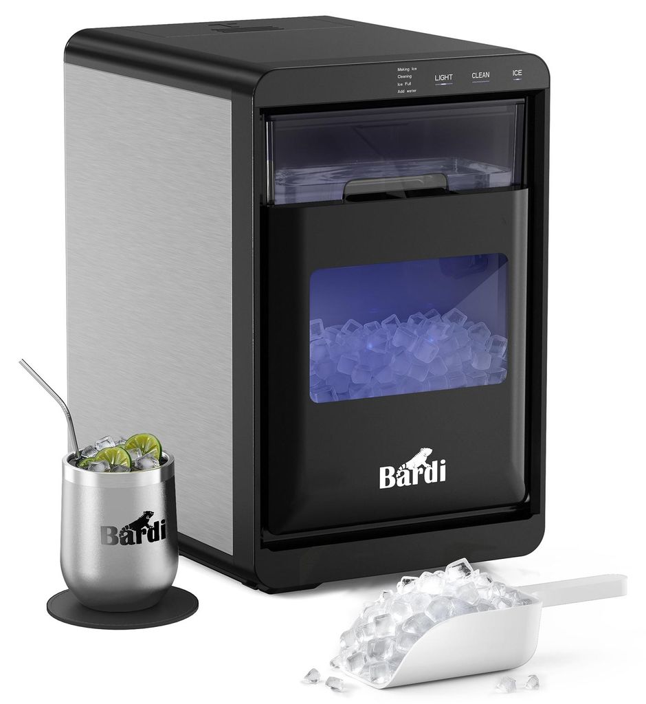 Bardi Nugget-Eiswürfelmaschine – 20 kg pro 24 Stunden – Produktbild 