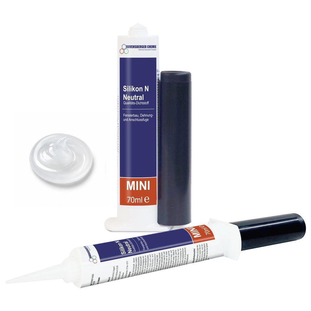 Ravensberger Chemie Silikon N Minikartusche 70 ml - Produktbild 