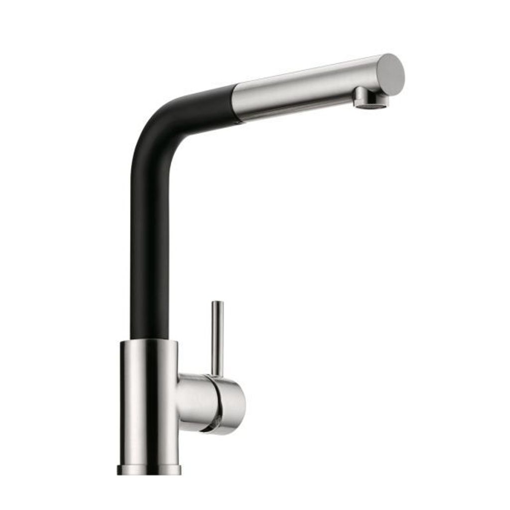 NABER 5011264 Einhebelmischer ARCO 2 edelstahlfinish/schwarz matt, Hochdruck